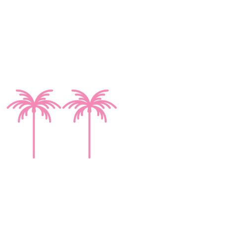Pink Palms Logo Queen B Grazing Client